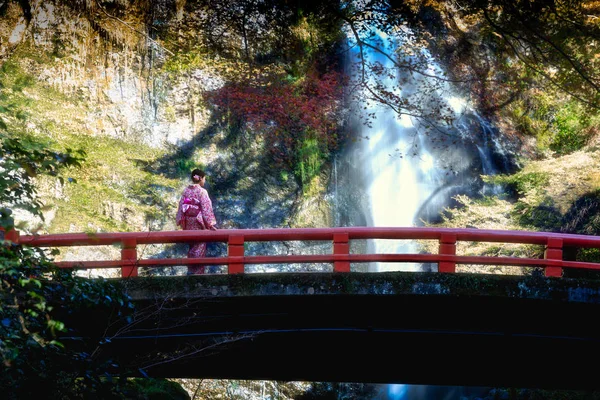 Minoh waterfall osaka — Stock Photo, Image