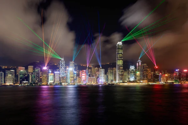 Beautiful laser show — Stock Photo, Image