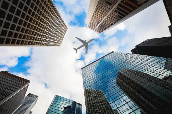 Edificios modernos en el centro de Hong Kong — Foto de Stock