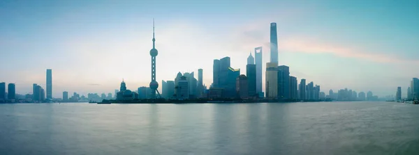 Skyline della città di Shanghai — Foto Stock