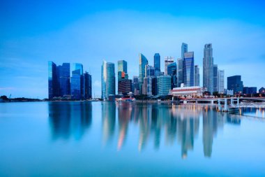 Singapore city skyline  clipart
