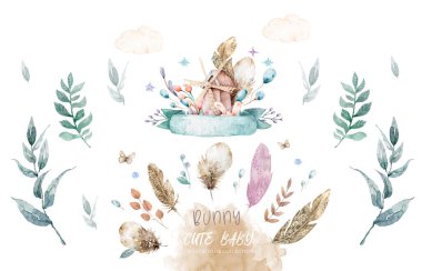 Suluboya, boho çiçeği şakayık tüyü