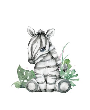 Sevimli bebek zebra çizgi film hastalığı