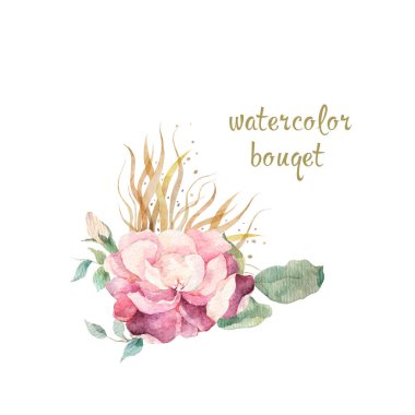 kırmızı, beyaz ve mavi güllü buket, lisianthuslar, ranunculus ve leylak çiçekleri ve yeşil yapraklar.