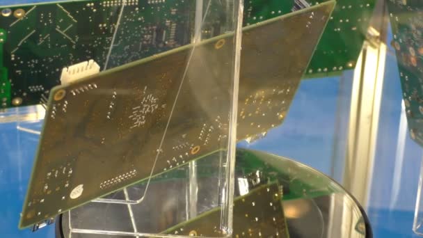 PCB tentoongesteld — Stockvideo