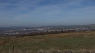 Burnley kasaba panorama araba