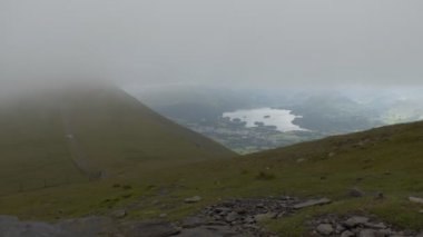Lake District altında sadece bulutu