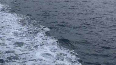 Soyut hız tekne gemi seyahat tatil feribot hareket arka plan - çapraz köpük tarafından hızlı Motorlu tekne yaptı deniz iz
