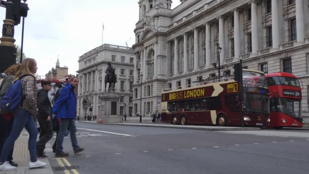 Londýn Anglie Velká Británie Duben 2017 Centrální Londýn Město Westminster — Stock video