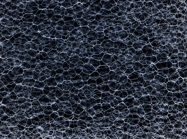 Bir sayfadaki plastik doku gibi düzensiz dark Bubble yakın çekim