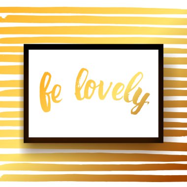 güzel moda yazı poster olmak 