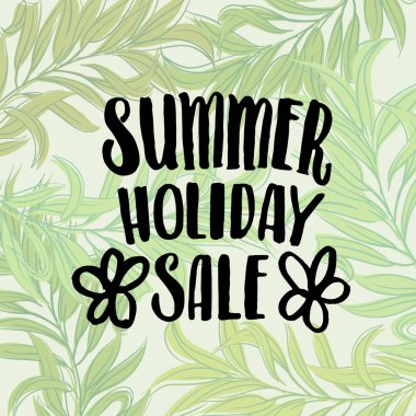 Vektör trendy el yazı poster 