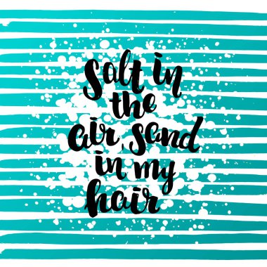 vektör trendy yazı poster. Elle çizilmiş hat. Şablon kartpostal. el yazısı kavramı motivasyon 