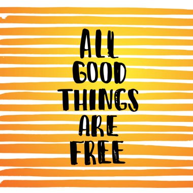 vektör trendy yazı poster. Elle çizilmiş hat. Şablon kartpostal. 