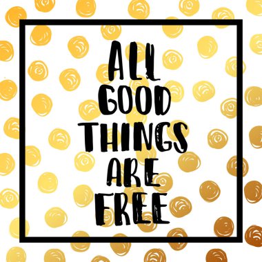 vektör trendy yazı poster. Elle çizilmiş hat. Şablon kartpostal. 