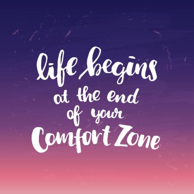 Elle çizilmiş hat. Şablon kartpostal. 