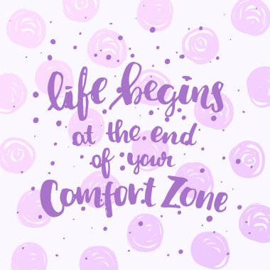 Elle çizilmiş hat. Şablon kartpostal. 