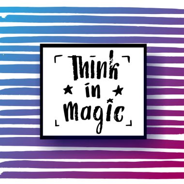 Elle çizilmiş hat sanatı. Şablon kartpostalı. kavram el yazısı motivasyon 