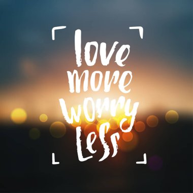 vektör trendy yazı poster. Elle çizilmiş hat. el yazısı motivasyon daha fazla seviyorum kavramı daha az merak