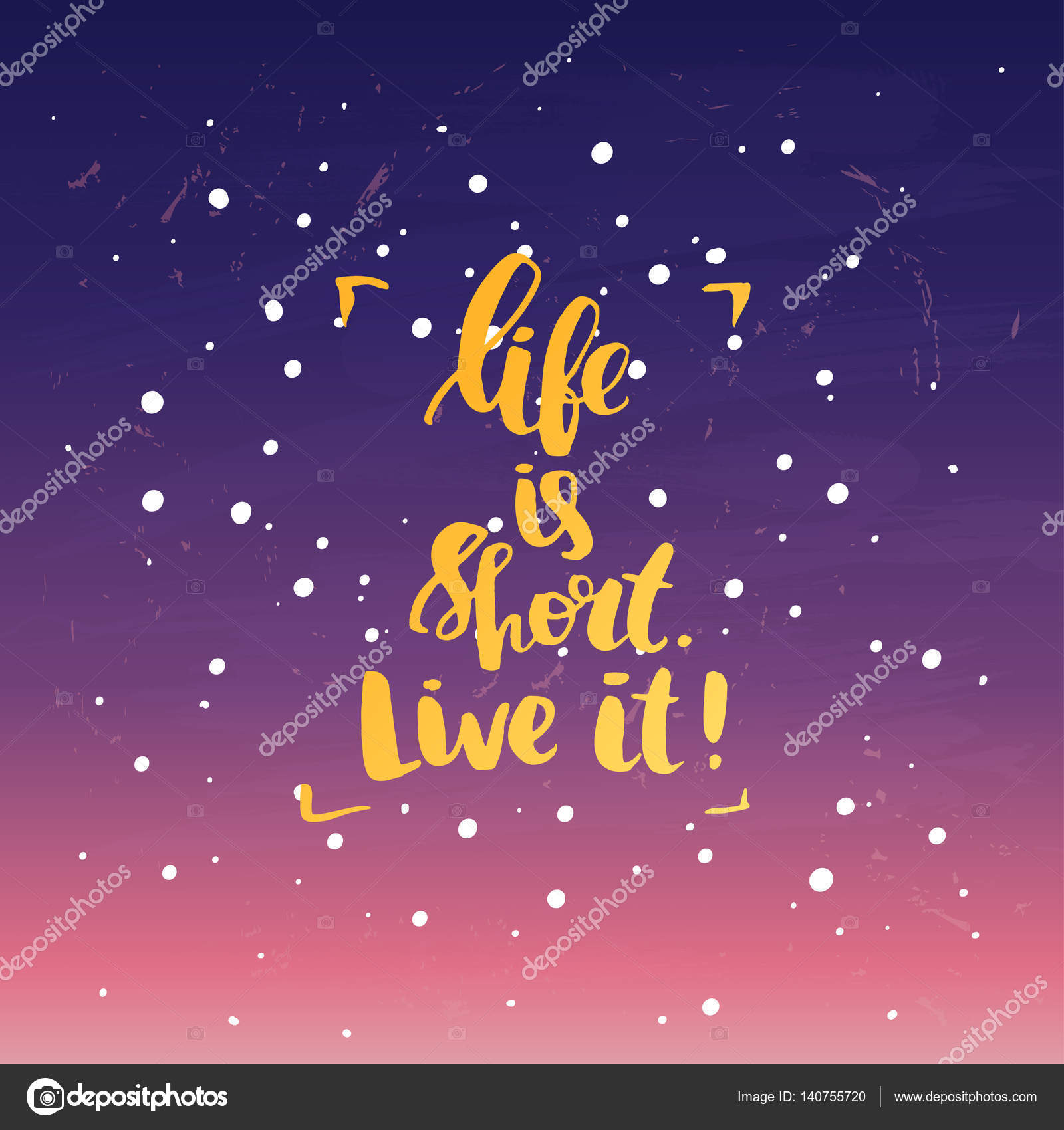 Trendy lettering poster. Hand drawn calligraphy. concept handwritten