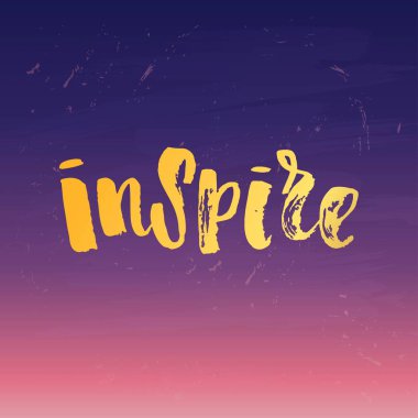 Elle çizilmiş hat. el yazısı kavramı motivasyon 