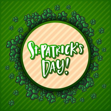 El hat mutlu St. Patrick's günü poster çekilmiş