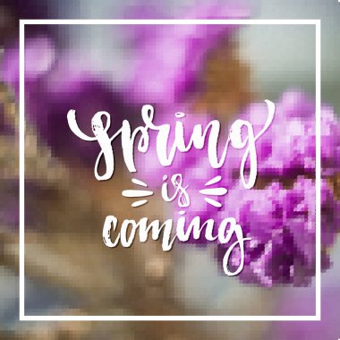 Bahar önümüzdeki harflerle.