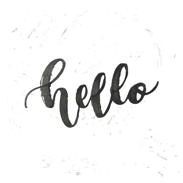 Hola letras de palabras — Vector de stock