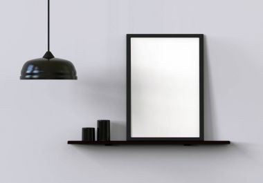  Duvardaki poster çerçevesi kadar boş sahte