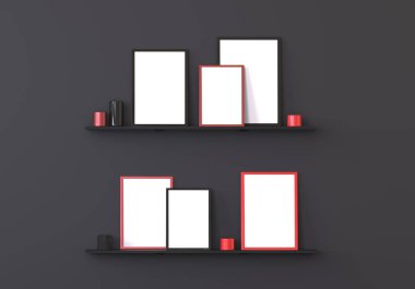  Duvardaki poster çerçevesi kadar boş sahte