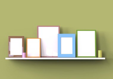  Duvardaki poster çerçevesi kadar boş sahte