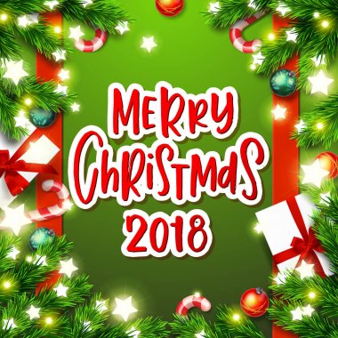 Noel tebrik kartı. Xmas vektör arka plan. Elle çizilmiş hat. Neşeli Noel kavramı el yazısı