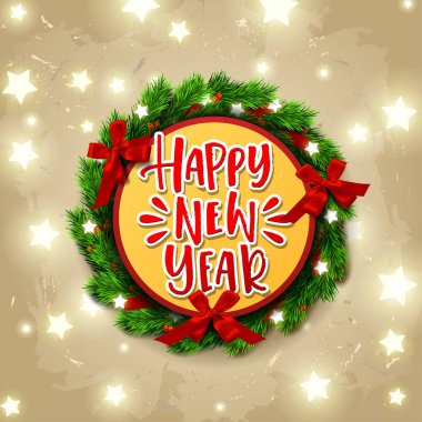 tebrik kartı - mutlu yıllar. Xmas vektör arka plan. Elle çizilmiş hat  