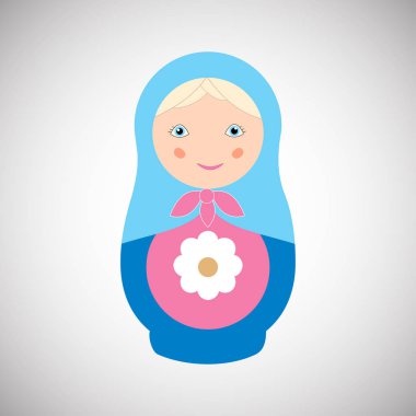 Rus iç içe bebek vektör görüntü