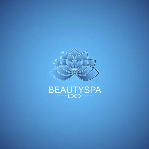 Beleza Spa Logotipo Imagem Vetorial — Fotografia de Stock