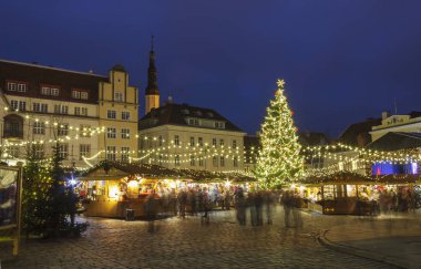 Noel pazarı, tallinn, Estonya