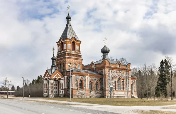 Vecchia cappella di ciottoli in pietra a Kohila, Estonia — Foto Stock