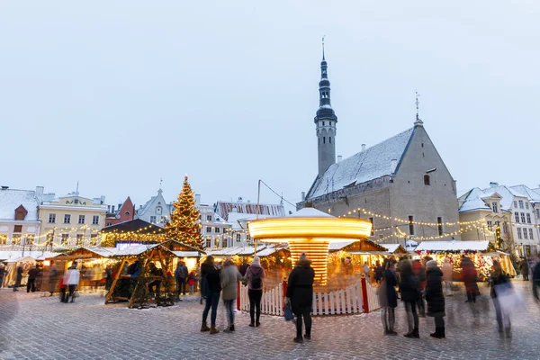 Різдвяний ярмарок у Таллінн, Естонія — стокове фото
