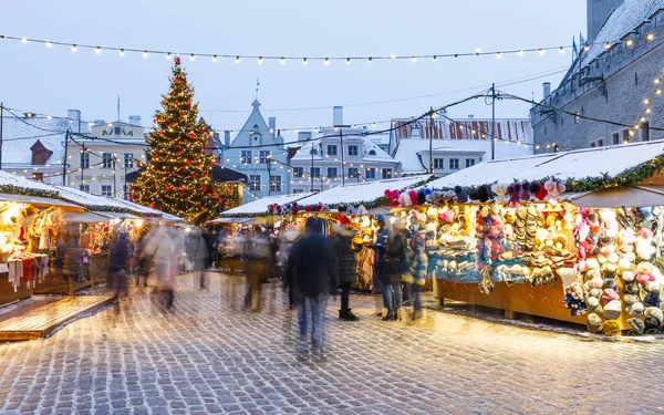 Mercado de Navidad en Tallin, Estonia —  Fotos de Stock