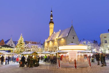 Noel pazarı, tallinn, Estonya