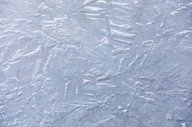 Doğal desenli donmuş su arka planı