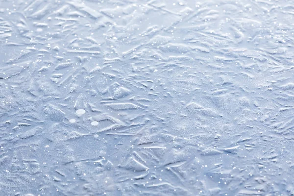 Naturally textured frozen water background — Stock Photo, Image