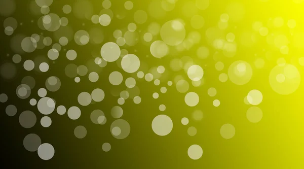 Fundo Abstrato Amarelo Preto Com Luzes Bokeh Efeito Especial Flare — Fotografia de Stock