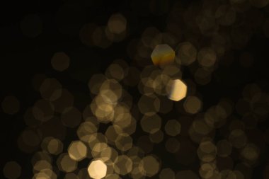 sarı parıltılı klasik ışıklar arka plan, bokeh arkaplan, odağını kaybetmiş