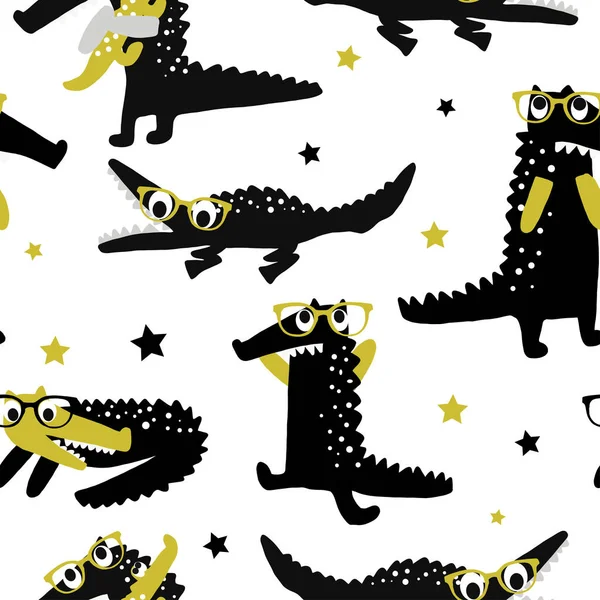 Hand Drawn Vector Cute Cartoon Scandinavian Style Seamless Pattern Illustration Vector Graphics