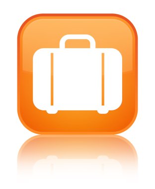 Çanta kutsal kişilerin resmi parlak turuncu kare düğme