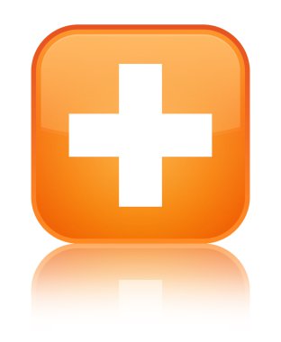 Ayrıca simge parlak turuncu kare düğmesi