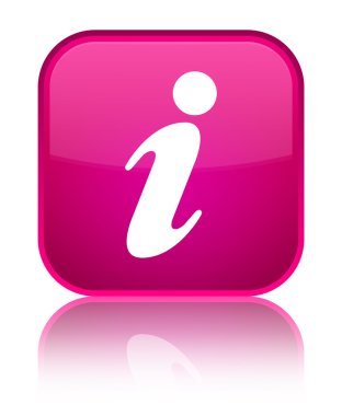 Bilgi: kutsal kişilerin resmi parlak pembe kare düğme