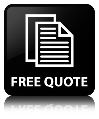 Ücretsiz fiyat teklifi siyah kare düğme