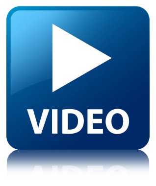 Video mavi kare düğmesi